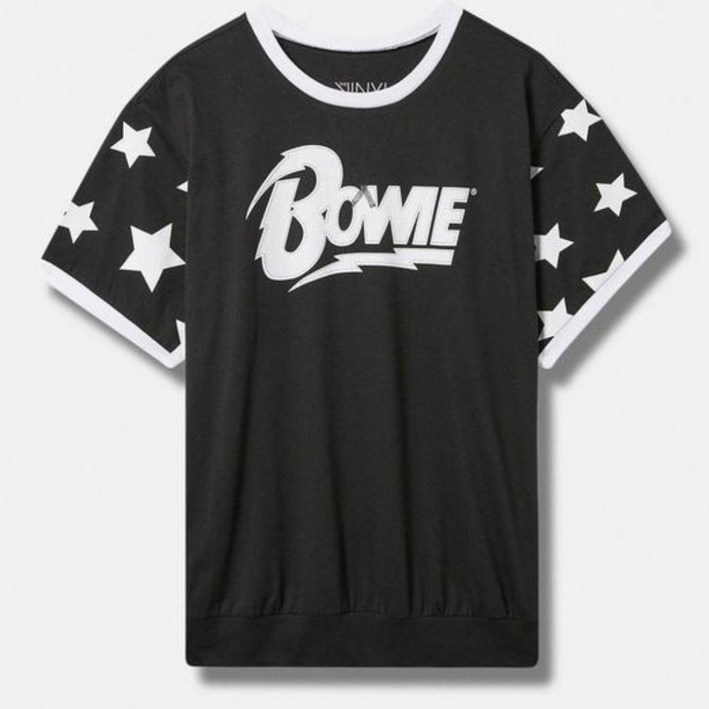 ❤️NWT TORRID TEE - DAVID BOWIE ZIGGY STARDUST GRAPHIC BAND CONCERT PLUS - Picture 9 of 16